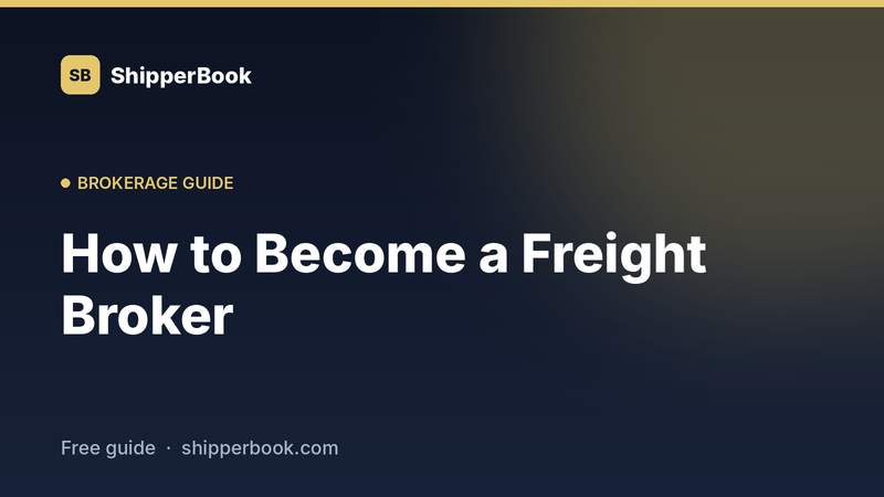 How to become a freight broker: authority and BMC-84 bond